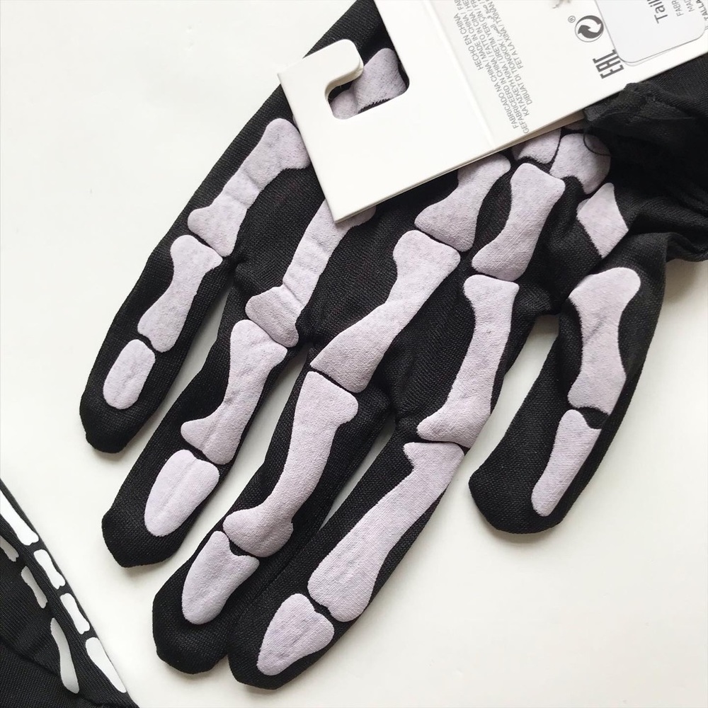 Zara NWT skeleton mask, gloves, shoe cover set M - Picture 5 of 7
